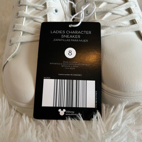 NEW Aldi Disney Minnie Mouse Sneakers – White/Red – Women’s Size 8 - Picture 5 of 7